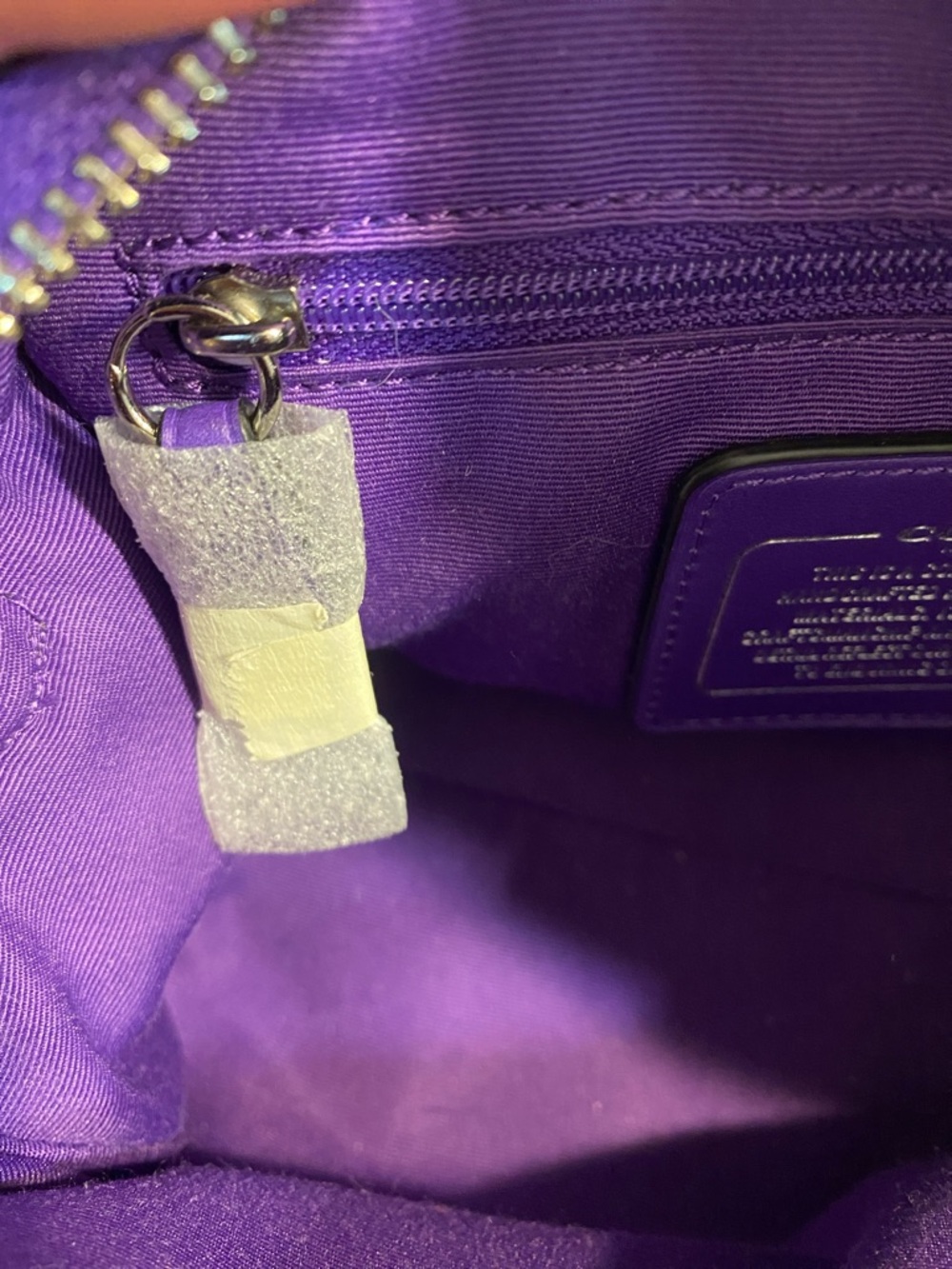 Coach Mini Bennet Croc Embossed Satchel And Dust Bag - Picture 4 of 11